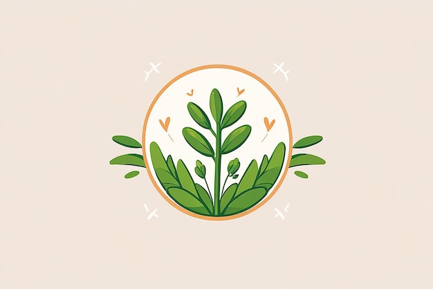 Photo pill herbal illustration of logo design