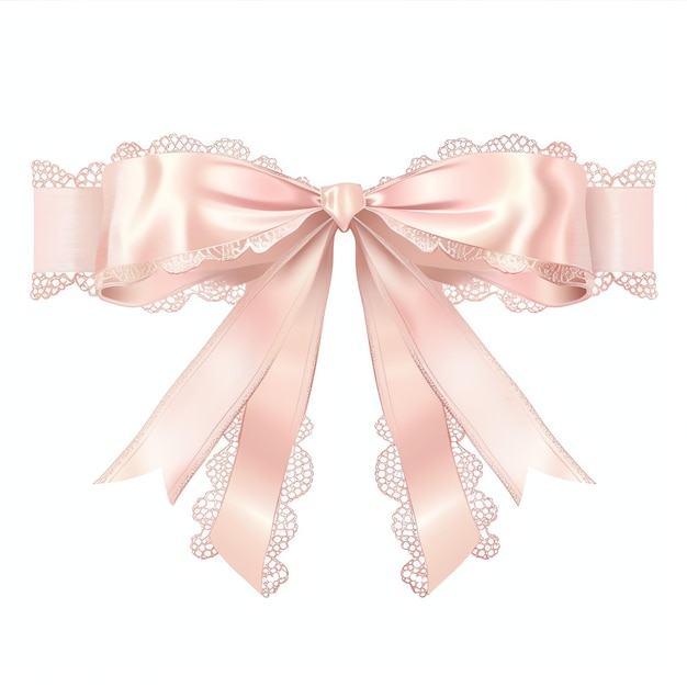 pink anime watercolor cute ribbon banner