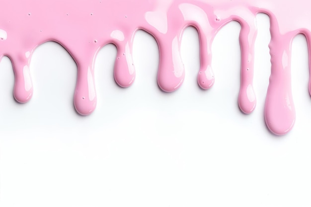 Pink paint dripping background