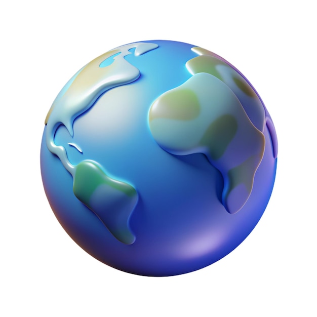 Photo planet earth 3d planet earth icon planet earth 3d symbol planet earth work icon world symbol