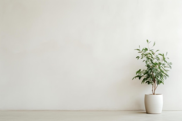 Photo png empty wall plant vase leaf