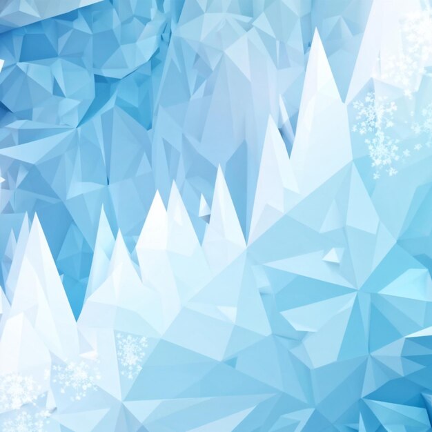 Photo polygonal ice pattern modern geometric art