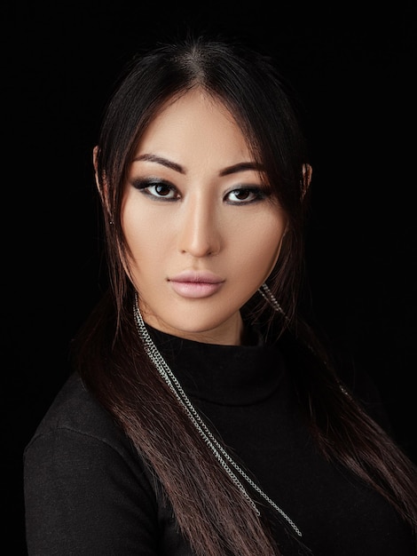 Portrait of asian model fashion girl