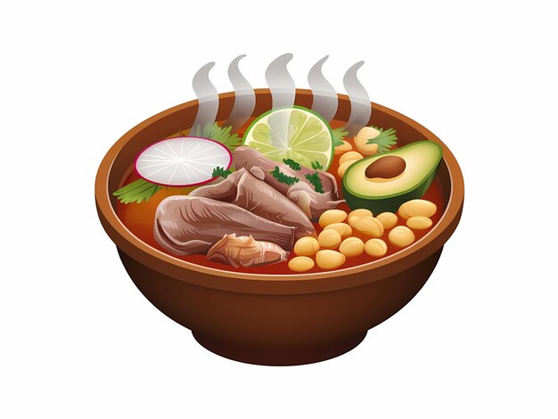 Pozole vector art Illustration