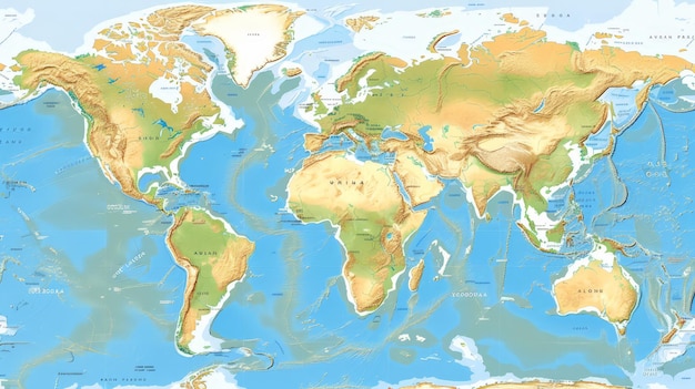 Photo produce a world map that marks the locations of the world39s major deserts include the names of each desert and label the countries they span