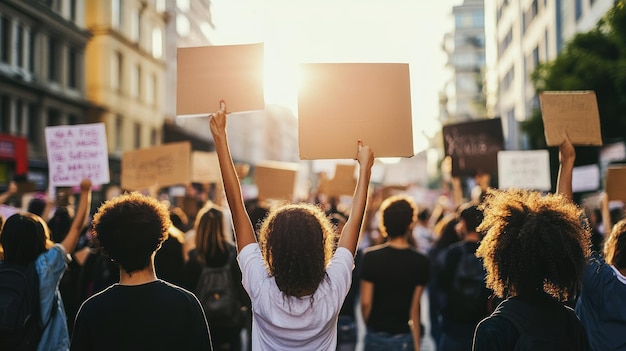 Photo protestors march for change