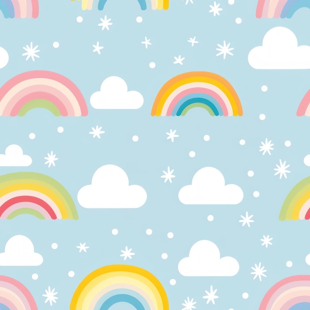 Rainbow pattern backgrounds outdoors