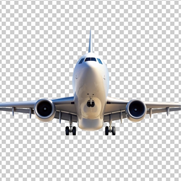 Realistic Airplane isolated on white background