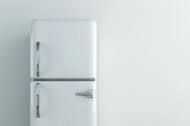 Refrigerator isolated on white background