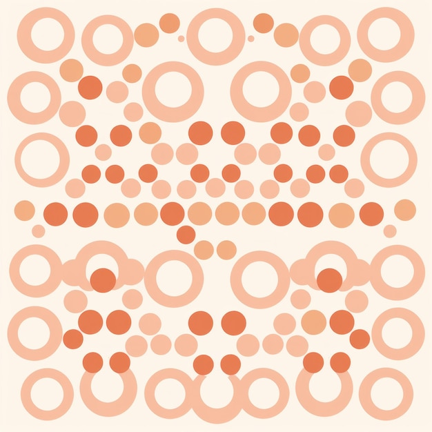 Photo repeating minimalist halftone pattern with small peach circles arranged in a grid v 52 job id 0dc0f277d476483eb356f66125acdb7e