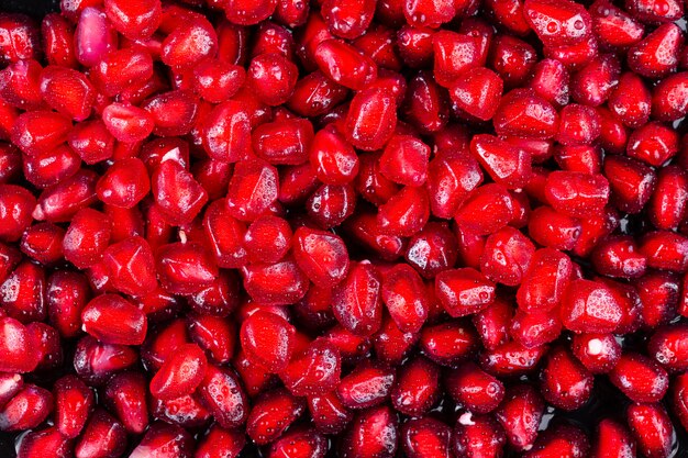 Ripe pomegranate fruits background 