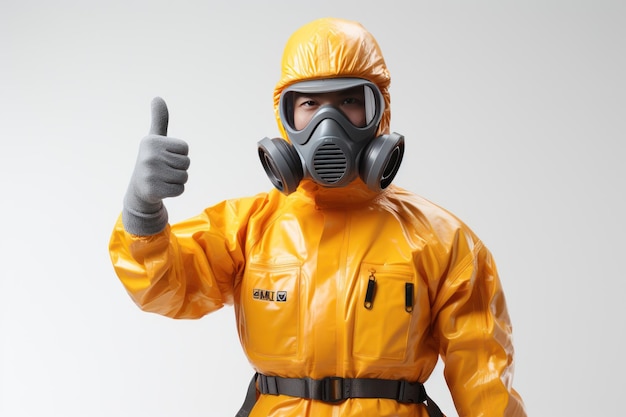 safety worker giving thumbs up Generative AI