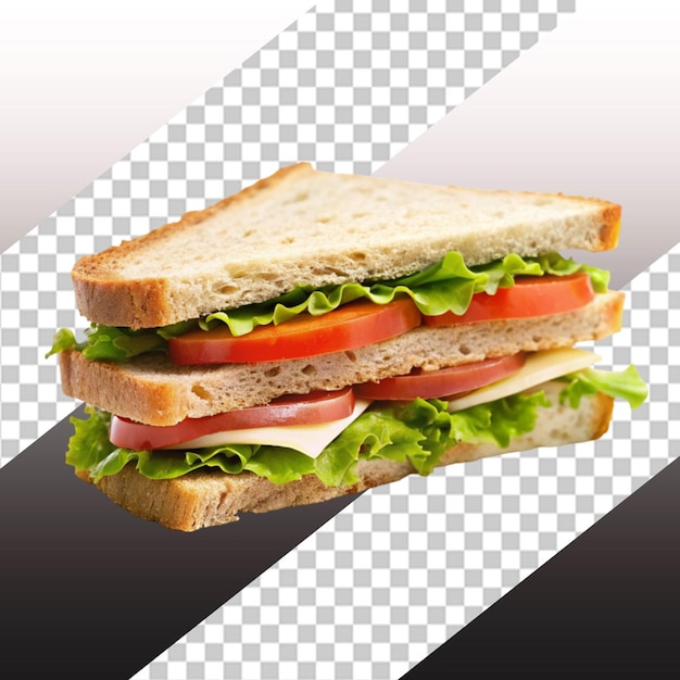 sandwich on transparent background