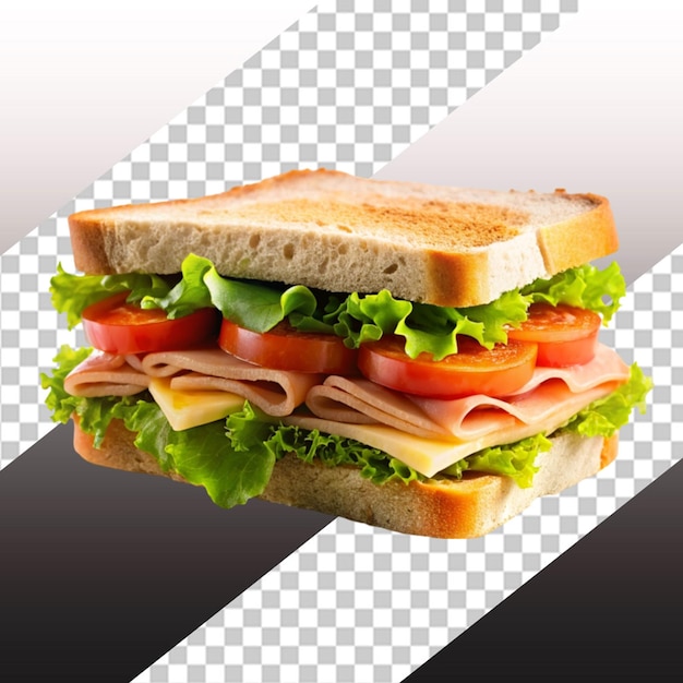 sandwich on transparent background