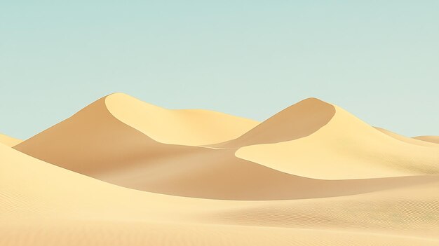 Photo sandy desert dunes