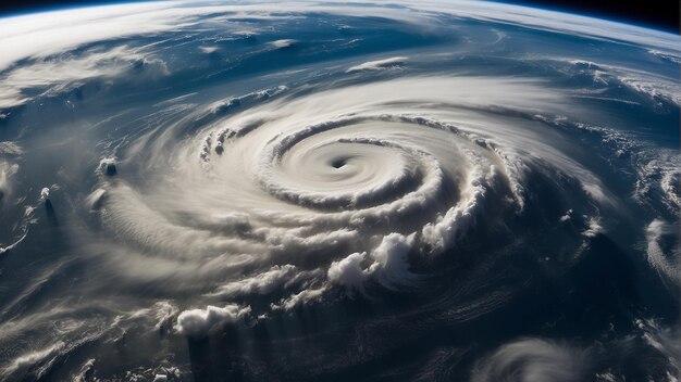 a satellite image of a tropical storm