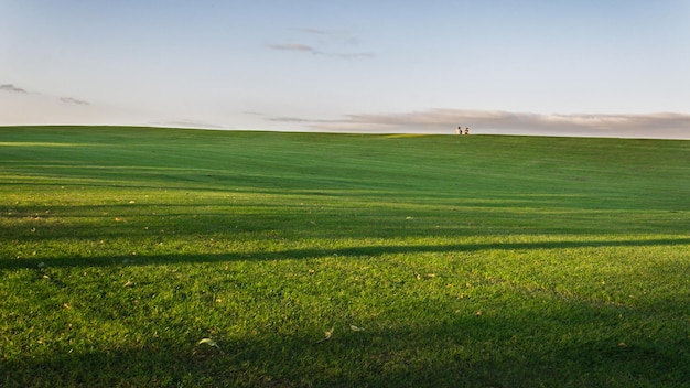 Photo scenic view of landscape against sky