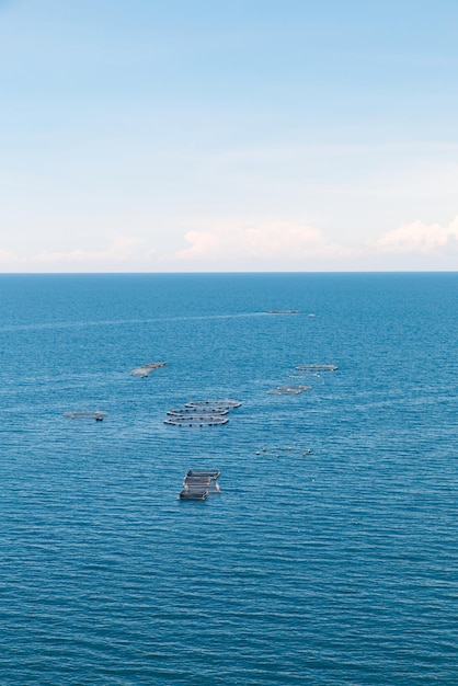 Photo scenic view of sea against sky