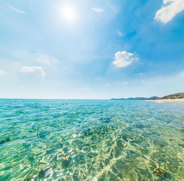 Photo scenic view of sea against sky