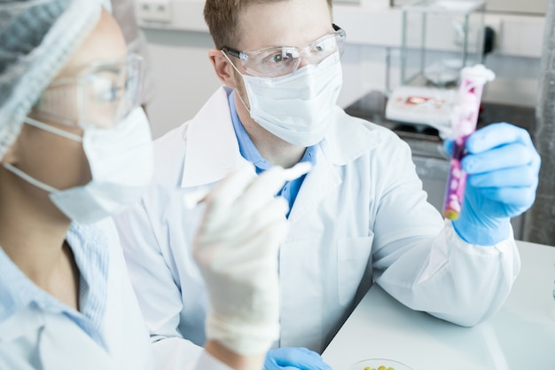 Scientists Working in Lab