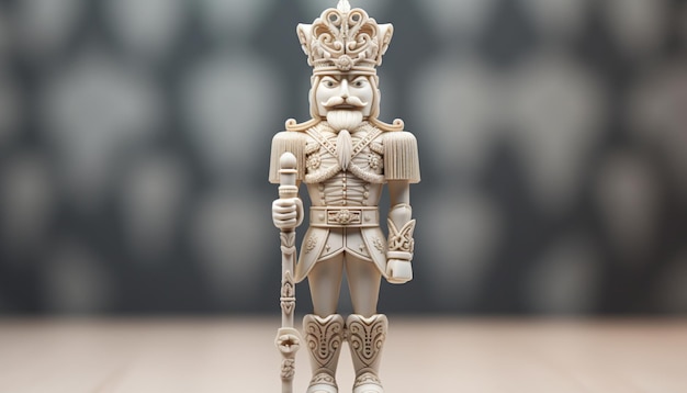 Sculpt a 3d nutcracker figure in tradition