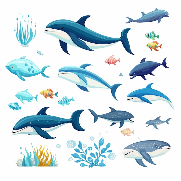 Sea_Animals_Vector_Collection