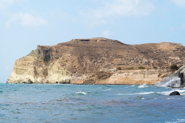 The sea and the mountains of Crete