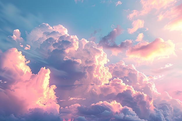 Serene Cloudscape with Soft Gradients for Online Shopping Environment