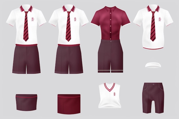 Photo a set of uniforms including a shirt, shorts, and a shirt that says'the year 2012 '