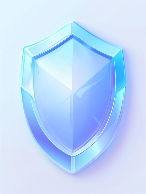 Photo a shield with a shield that says shield on it