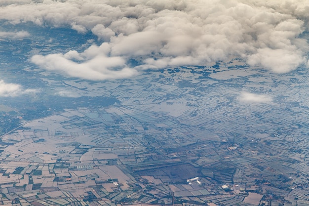 Photo siemreap that view from the sky.