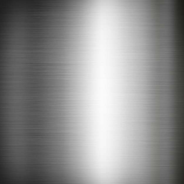 Silver brushed metal background texture