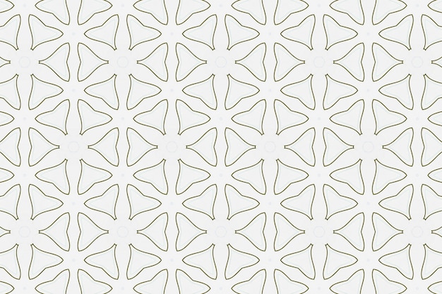 Simple light symmetrical geometric background for design and decoration. Pattern repeating shapes for site white background