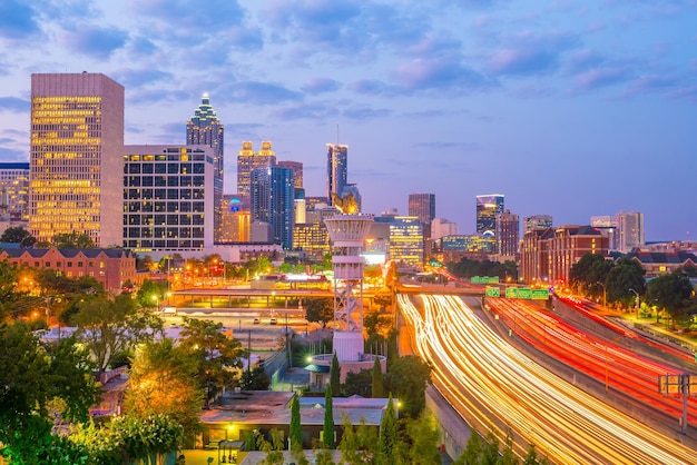 Photo skyline of atlanta city