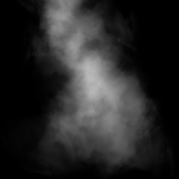 Photo smoke overlay smooth black background