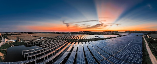 Photo solar power plant