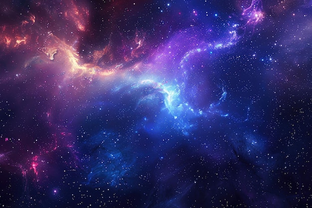 Photo space nebula and galaxy cosmos background