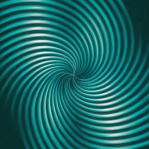 Photo a spiral design with a blue background