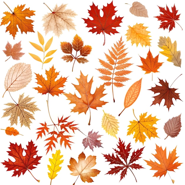 Photo a stunning illustration of autumn clipart