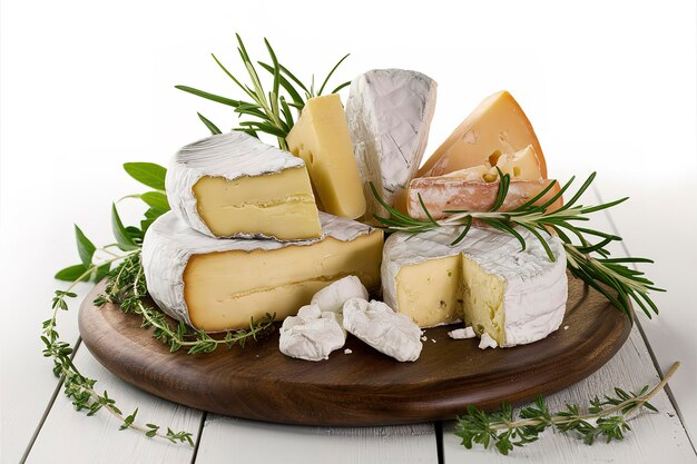 A sumptuous and delectable display of French cheese