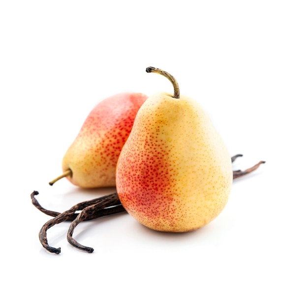 Sweet pear with vanilla pods