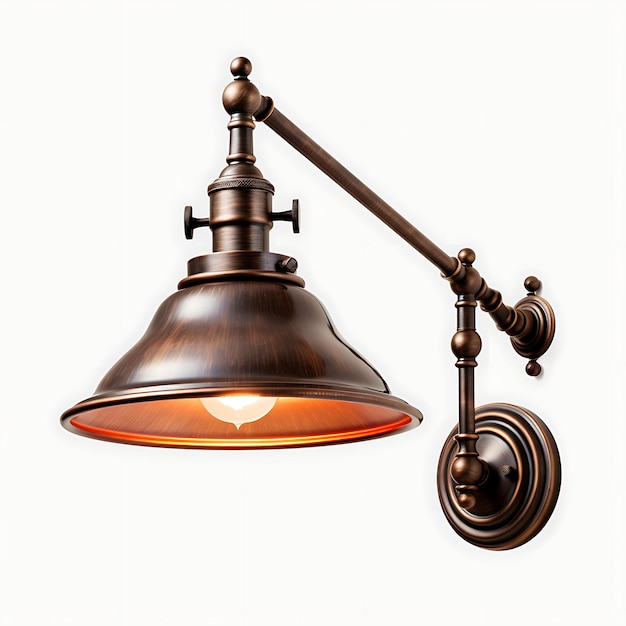 Swing Arm Lamp Stylish Isolated Design for Podcasting Content Creation and Room Decor