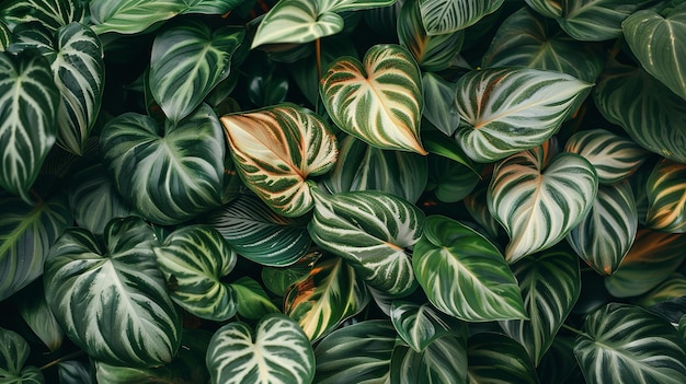 Photo tropical plant closeup