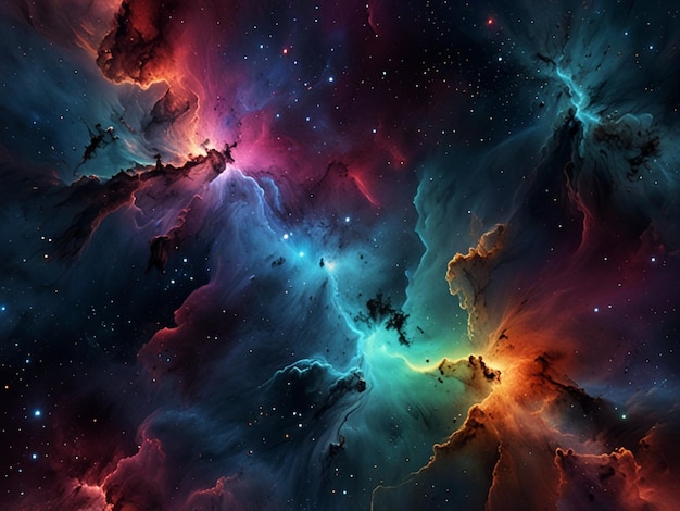 Photo ultra detailed nebula abstract wallpaper ai generative