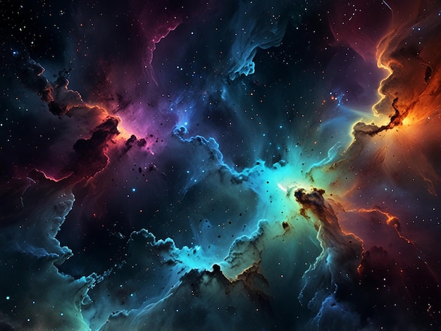 Photo ultra detailed nebula abstract wallpaper ai generative