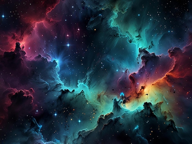 Photo ultra detailed nebula abstract wallpaper ai generative