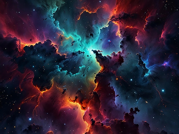 Photo ultra detailed nebula abstract wallpaper ai generative