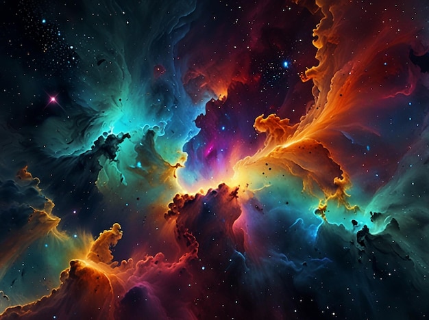 Photo ultra detailed nebula abstract wallpaper ai generative