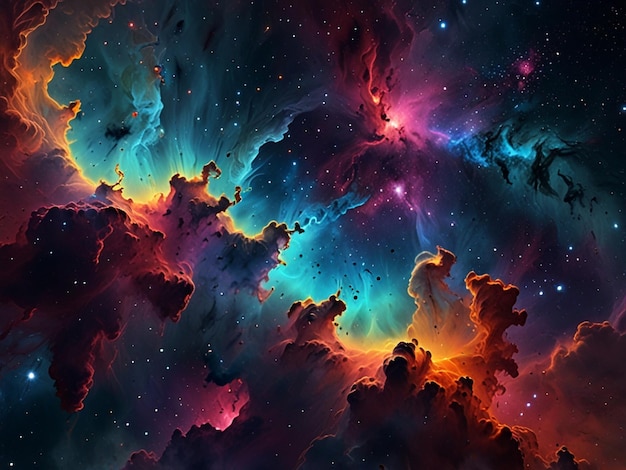 Photo ultra detailed nebula abstract wallpaper ai generative