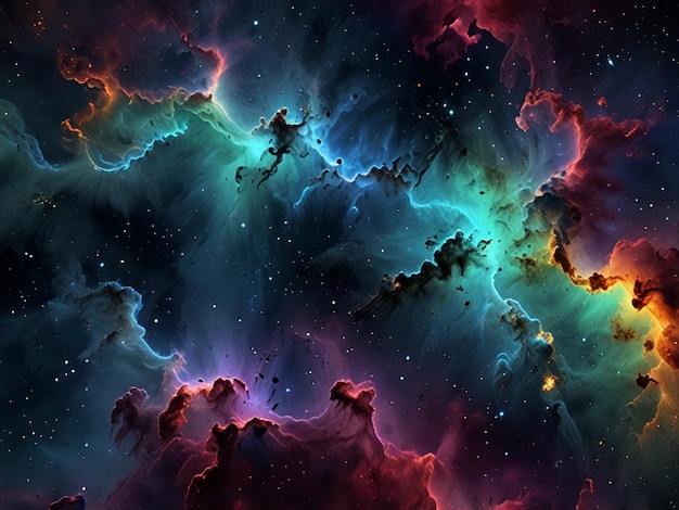 Photo ultra detailed nebula abstract wallpaper ai generative